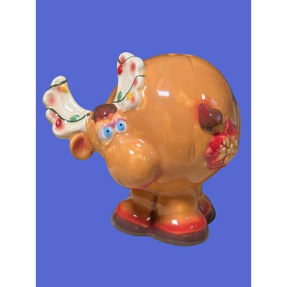 Pacific Christmas Reindeer salt and Pepper Shaker Set - Picture 2 of 12